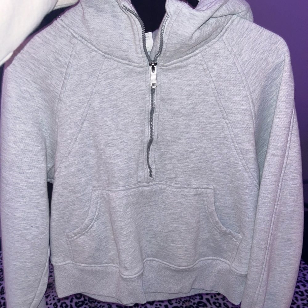 Gray Half Zip - image 1